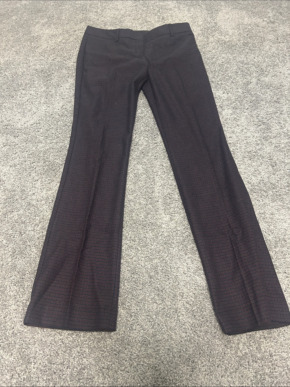 Express Women's Boot-Cut Dress Pants in Dark Plum